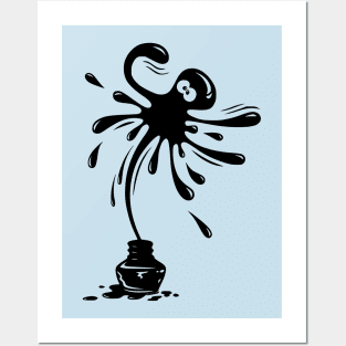 Ink Octopus Posters and Art